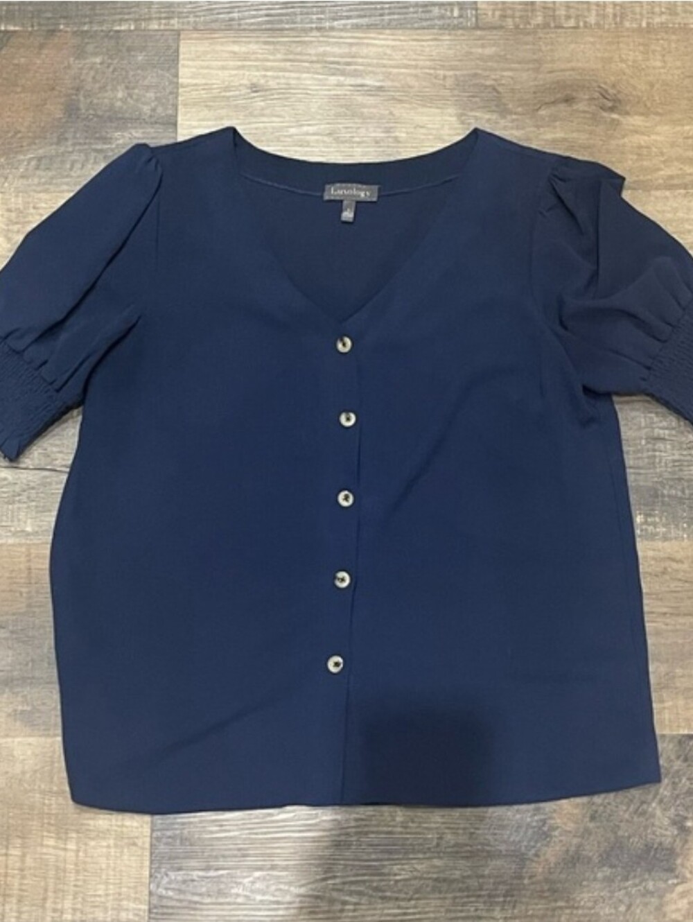 Woman's Navy Blue Blouse